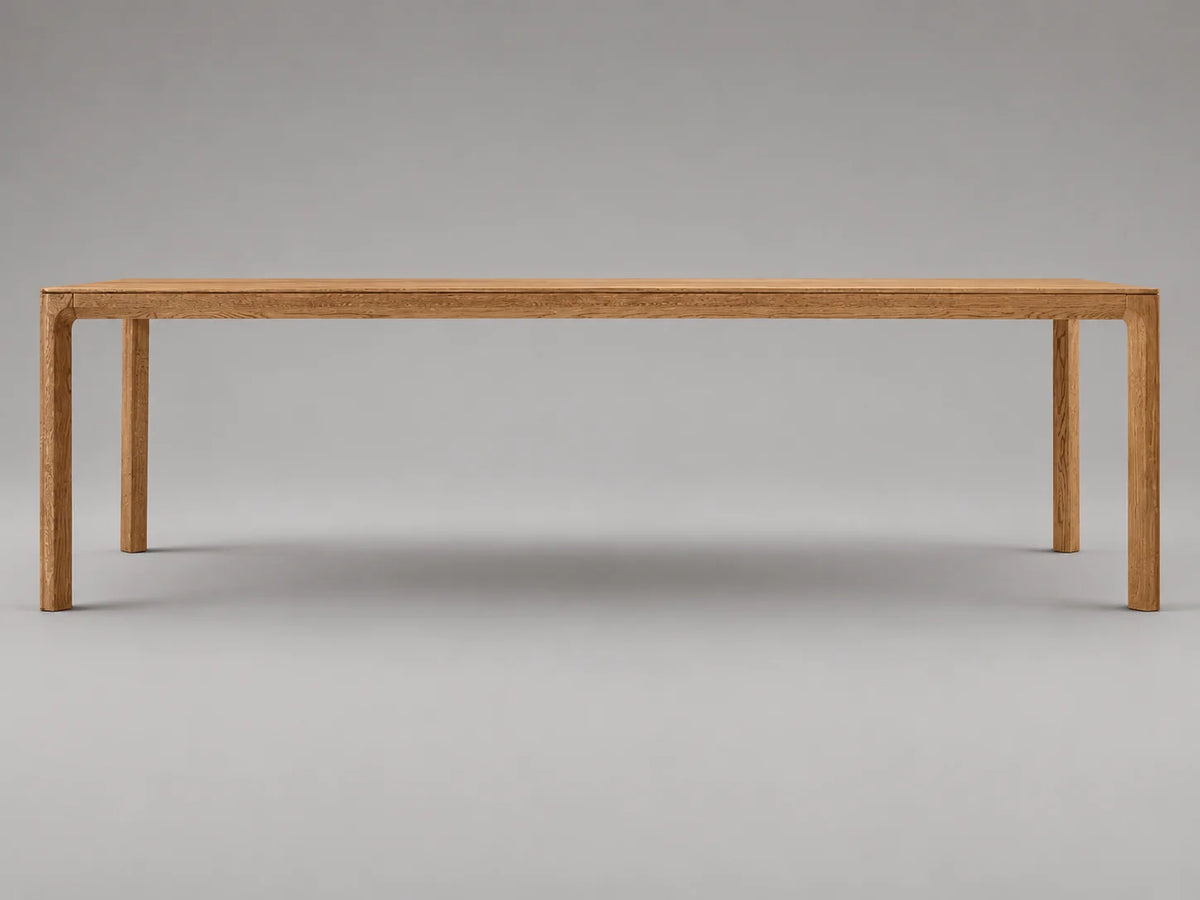 Expandable Solid Oak Table，8-10 seats