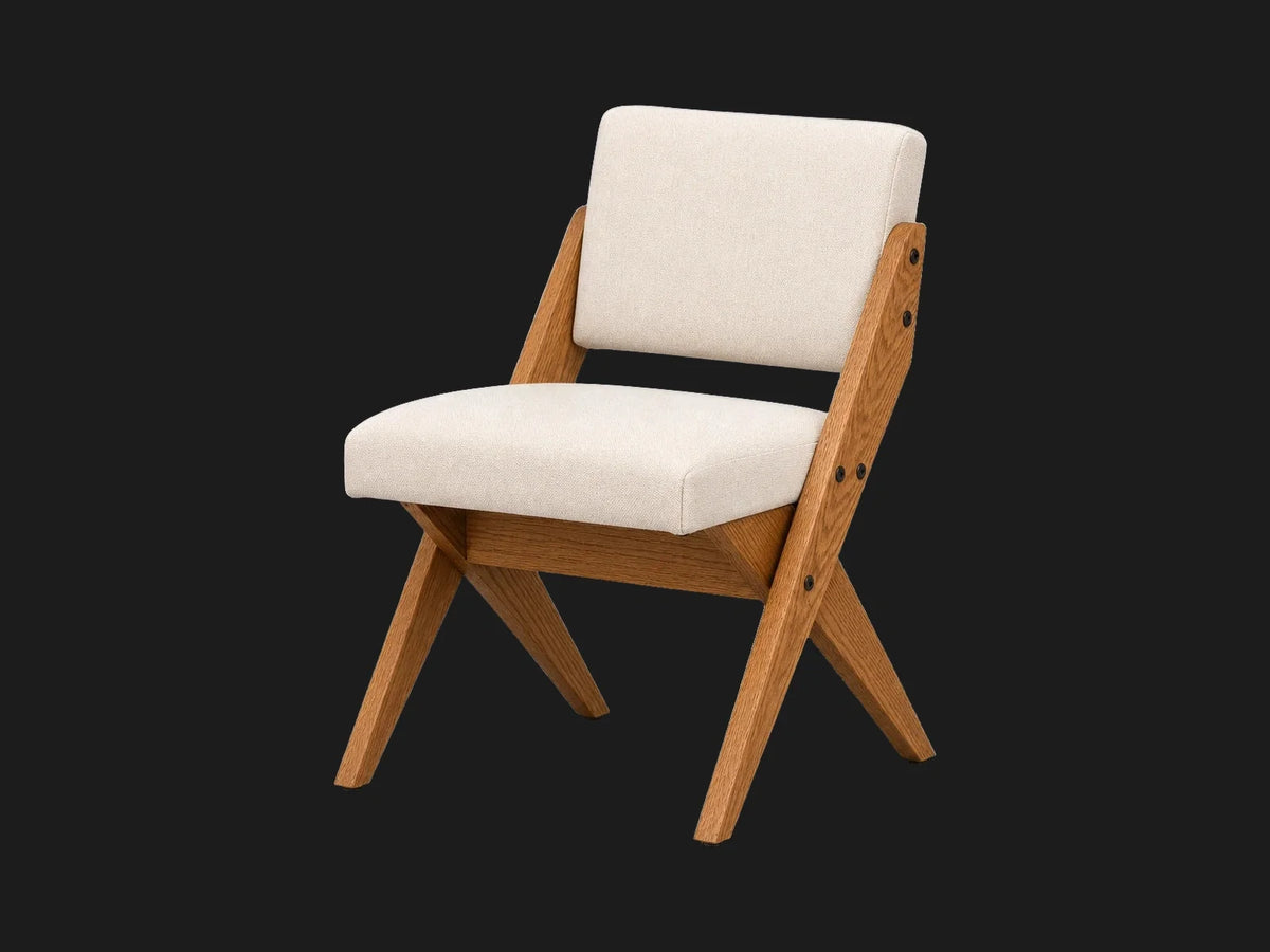 Teak Dining Chair - 45 degree left gallery view