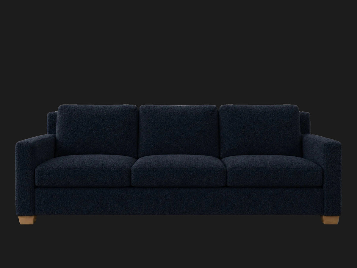 The Nicola Modular Sectional in Mohair Admiral - front #Fabric & Color_Mohair Admiral