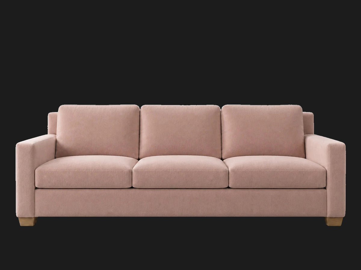 The Nicola Modular Sectional in Performance Velvet Blossom - front #Fabric & Color_Performance Velvet Blossom