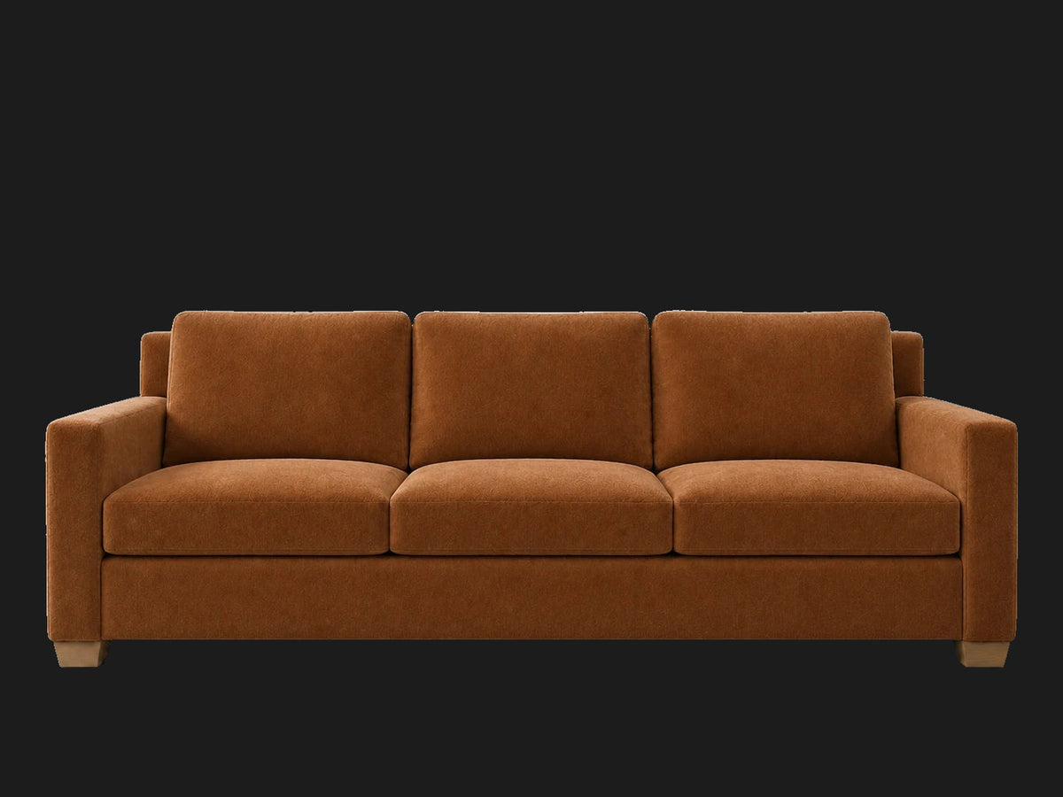 The Nicola Modular Sectional in Performance Velvet Cider - front #Fabric & Color_Performance Velvet Cider